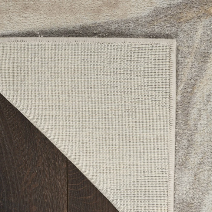Nourison Splash Beige Grey BSK01 2ft. x 3ft. Rect. Rug