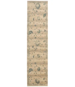 Nourison Home Silk Elements SKE28 Beige 2 ft. 5 in. X 10 ft. Area Rug