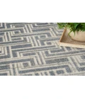 Nourison Serenity Home Blue Ivory SRH04 3 ft. 11 in. X 5 ft. 11 in. Rectangle Rug