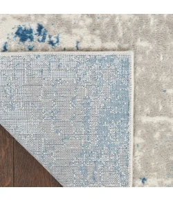 Nourison Home Quarry QUA01 Ivory Grey Blue 7 ft. 10 in. Square Area Rug