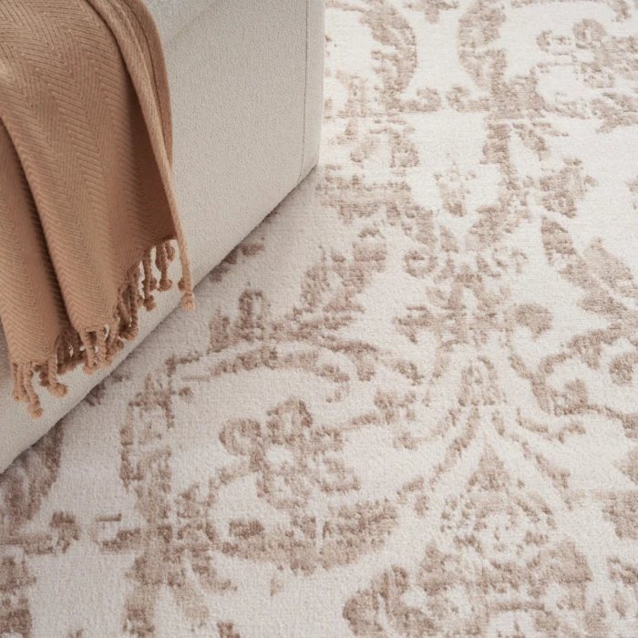 Nourison Jubilant Ivory Beige JUB09 10 ft. X 14 ft. Rect. Rug