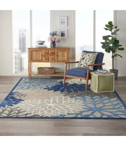 Nourison Home Aloha ALH05 Blue Multicolor 9 ft. 6 in. X 13 ft. Area Rug