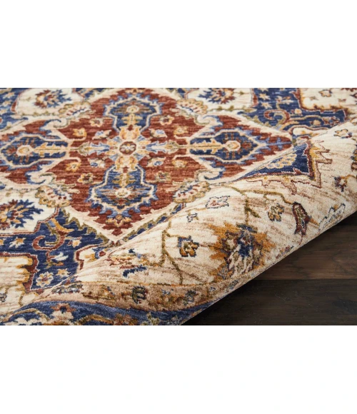 Nourison Home Lagos Red LAG01 5ft. x Round Round Rug