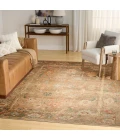 Nourison Vintage Washables Taupe Multicolor VWS09 9 ft. X 12 ft. Rect. Rug