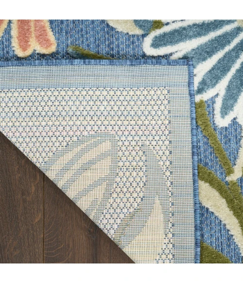 Nourison Aloha Blue Sage ALH33 5 ft. 3 in. X 7 ft. 5 in. Rect. Rug