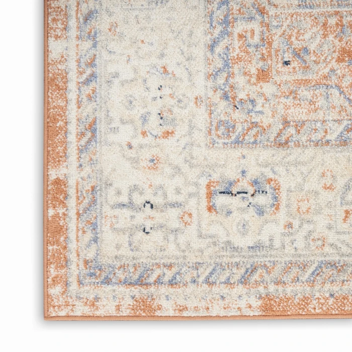 Nourison Nourison Essentials Persian Beige Blue NRE07 2 ft. 2 in. X 14 Rect. Rug