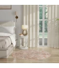 Nourison Oushak Home Rust OUS01 4 ft. X Round Rug