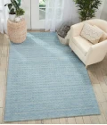 Nourison Marana Sky Blue MNN01 8 ft. X 11 ft. Rect. Rug