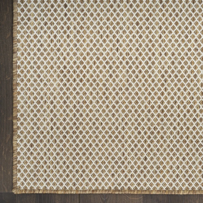 Nourison Home Courtyard Tan COU01 2ft.2in. x 10ft. Rect. Rug