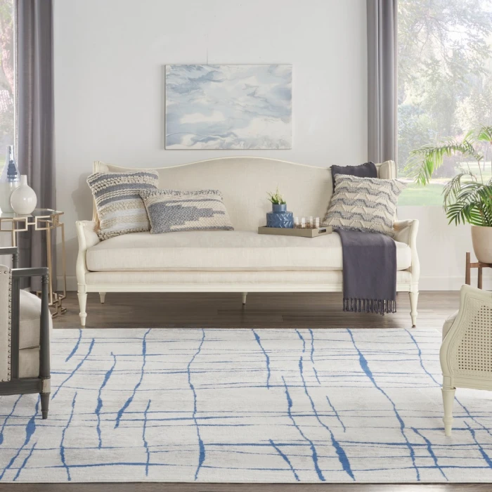 Nourison Whimsicle Area Rug WHS09-Ivory Blue