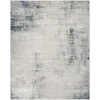 Nourison Home Dekor DEK07 Grey Navy 7 ft. 10 in. X 9 ft. 10 in. Area Rug