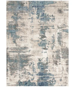 Nourison Home American Manor AMR04 Ivory Blue 5 ft. 3 in. X 7 ft. 3 in. Area Rug