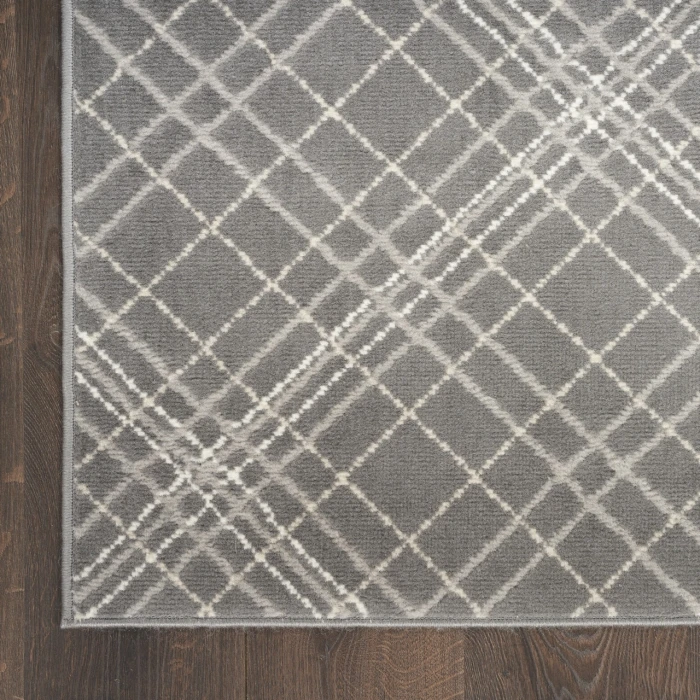 Nourison Jubilant Grey JUB20 2ft.3in. x 7ft.3in. Rect. Rug