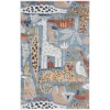 Nourison Home Astra Machine Washable ASW01 Multicolor 3 ft. 3 in. X 5 ft. Area Rug