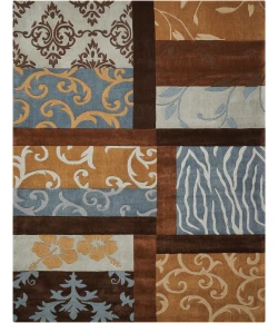 Nourison Home Contour Multicolor CON11 7ft.3in. x 9ft.3in. Rect. Rug