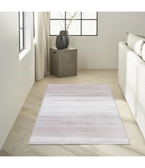 Nourison Launder Ivory LDR01 2ft.8in. x 4ft. Rect. Rug