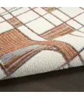 Nourison Nordic Ivory Rust NRC17 10ft. x 14ft. Rect. Rug