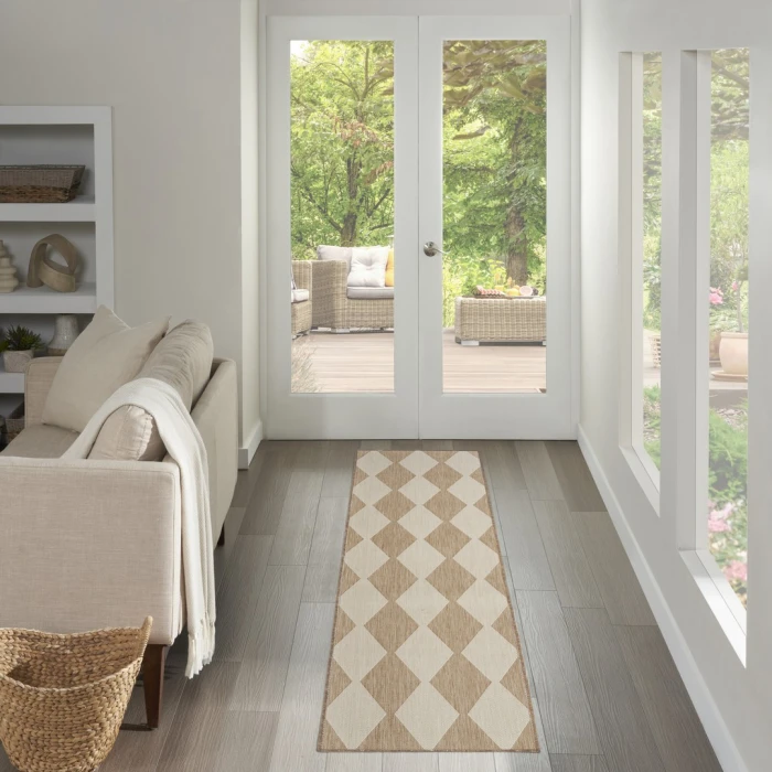 Nourison Positano Jute POS04 2ft.2in. x 12ft. Rect. Rug