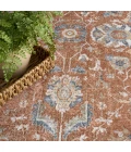 Nourison Astra Machine Washable Rust Ivory ASW20 5 ft. 3 in. X 7 ft. Rect. Rug