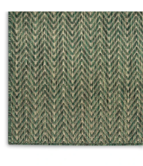 Nourison Horizon Indoor/Outdoor Green HOZ02 4 ft. X 6 ft. Rect. Rug