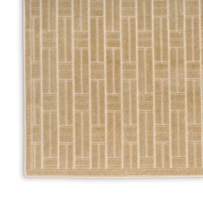 Nourison Washable Charm Beige Ivory WCH02 6 ft. X 9 ft. Rect. Rug