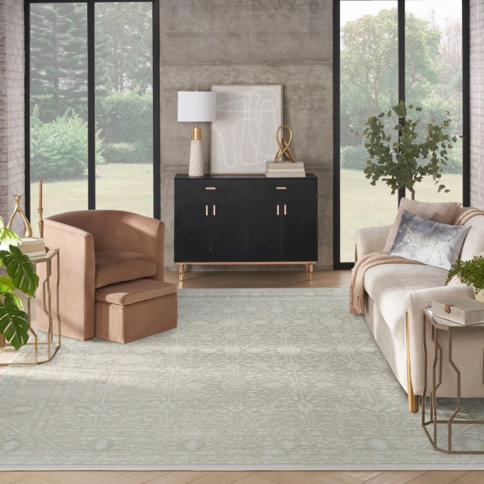 Nourison Dekor Ivory Beige DEK03 7 ft. 10 in. X 9 ft. 10 in. Rect. Rug