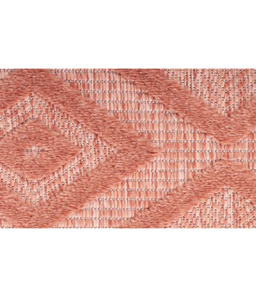 Nourison Versatile Coral Orange NRV01 2 ft. X 4 ft. Rectangle Rug