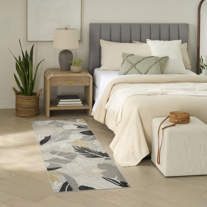Nourison Home Suncoast Grey SNC01 2ft. x 6ft. Rect. Rug