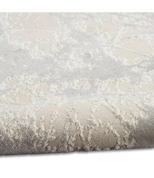 Calvin Klein CK011 Verdant Grey Beige VRD05 8 ft. X 10 ft. Rect. Rug