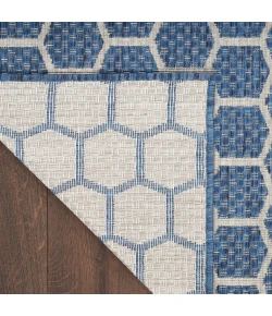 Nourison Home Twist Reversible TWS01 Blue 6 ft. X 9 ft. Area Rug