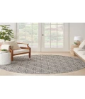 Nourison Aloha Charcoal ALH35 7’10” Round Rug