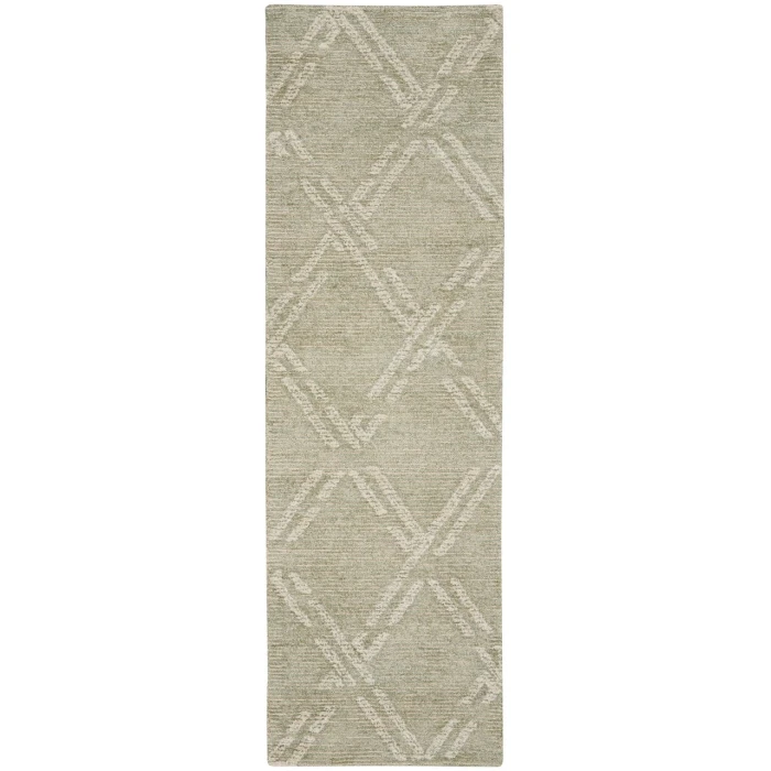 Nourison Venosa Runner Area Rug VSN01-Green Ivory