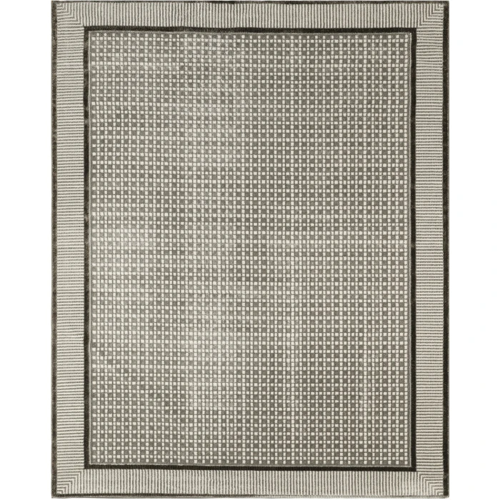 Nourison Nordic Ivory Grey NRC03 9ft. x 12ft. Rect. Rug
