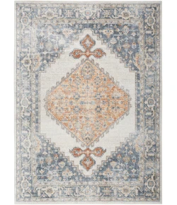 Nourison Home Astra Machine Washable ASW11 Grey Gold 6 ft. 7 in. X 9 ft. Area Rug