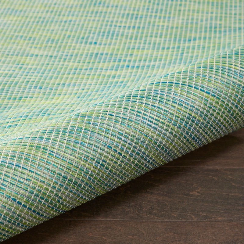 Nourison Positano Blue Green POS01 2 ft. X 6 ft. Rect. Rug