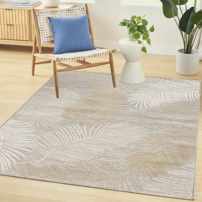 Nourison Home Suncoast Grey SNC03 4ft. x 6ft. Rect. Rug