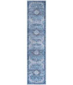 Nourison Home Nourison Washables NWB15 Blue 2 ft. 2 in. X 10 ft. Area Rug