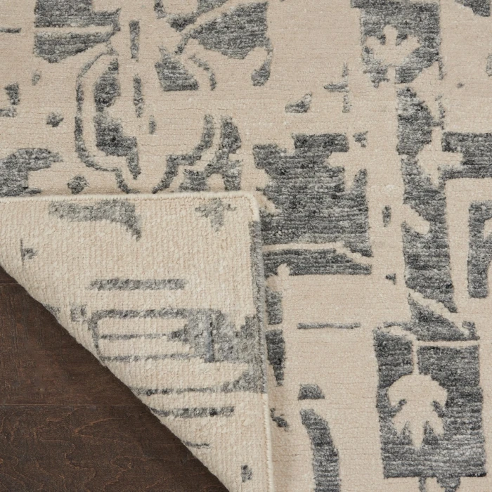 Nourison Silk Shadows Ivory Grey SHA19 2 ft. X 3 ft. Rect. Rug