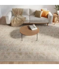 Nourison Home Botanical Washables Beige BOT03 7ft.6in. x 9ft.10in. Rect. Rug