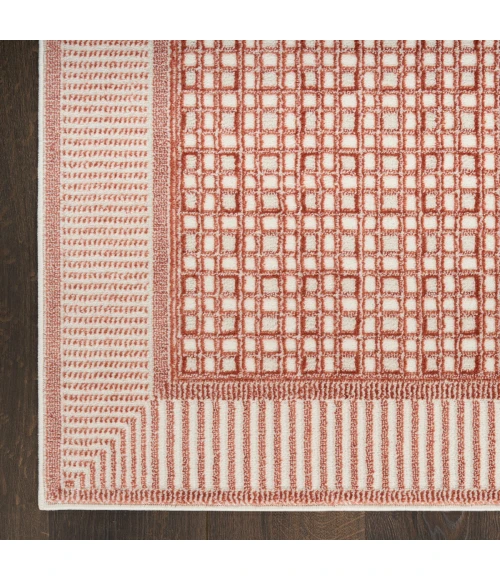 Nourison Nordic Brick Ivory NRC03 2 ft. X 6 ft. Rect. Rug