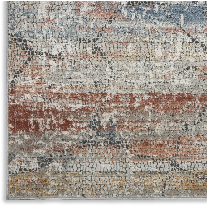 Nourison Home Rustic Textures Multicolored RUS11 6ft. x 9ft. Rect. Rug