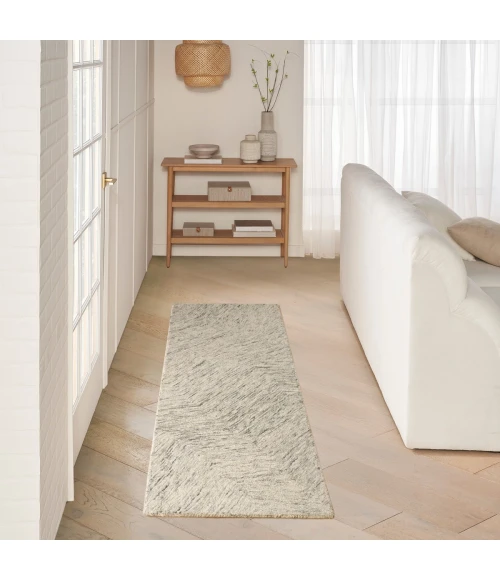 DKNY Pure Angles Grey ANG01 8 ft. Rect. Rug