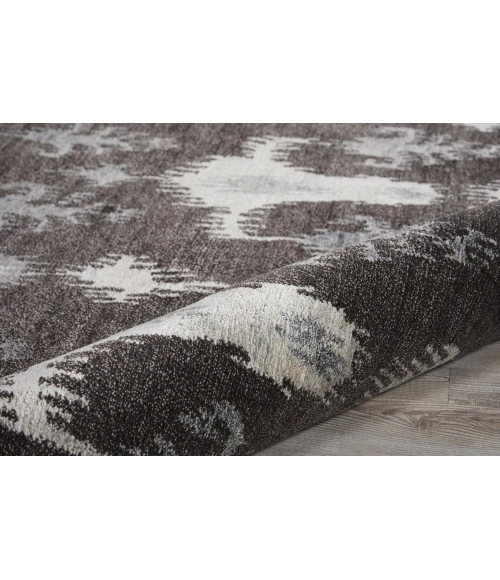 Nourison Home Silk Shadows Grey SHA09 5ft.6in. x 7ft.5in. Rect. Rug