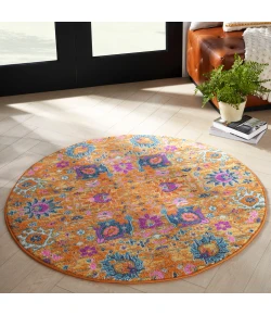 Nourison Home Passion PSN01 Sunburst 4 ft. Round Area Rug