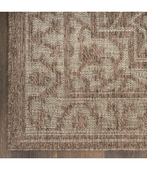 Nourison Tulum Brown TLM05 2 ft. X 6 ft. Rect. Rug