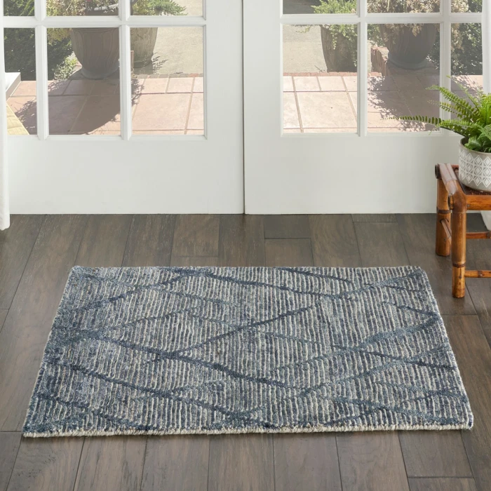 Nourison Ocean Indigo OCP02 2 ft. X 3 ft. Rect. Rug