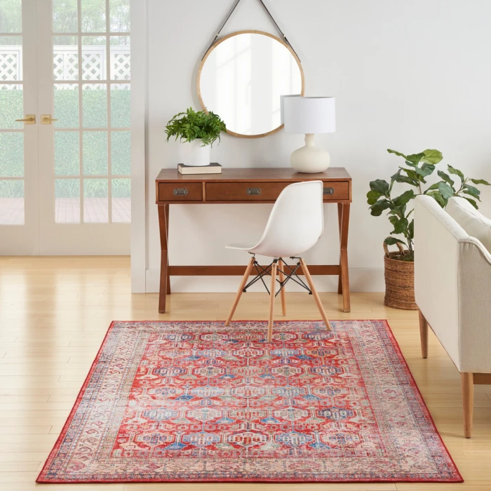 Nourison Fulton Area Rug FUL09 Red