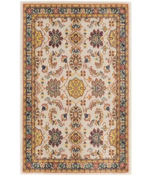 Nourison Home Nourison Essentials Ivory Gold NRE05 4 ft. X 6 ft. Rectangle Rug