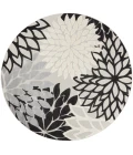 Nourison Aloha Area Rug ALH05-Black White