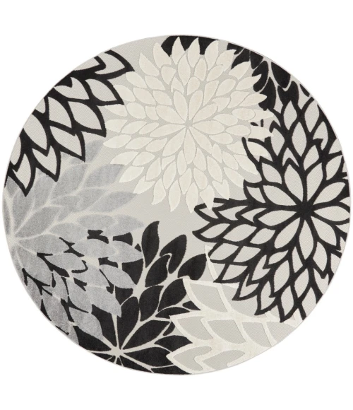 Nourison Aloha Area Rug ALH05-Black White